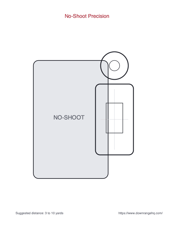 No-Shoot Precision printable target preview